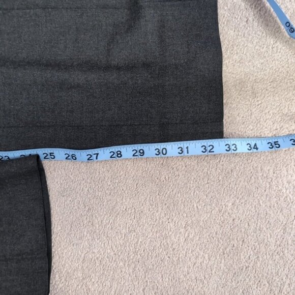 Trina Turk USA Preppy Wide Leg Pleated Business Career Feminine Grey Trousers 8 - Picture 4 of 8